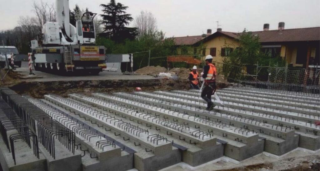 I tecnici di Provincia di Como e Istituto Ital iano per il Calcestruzzo nel cantiere di Carimate